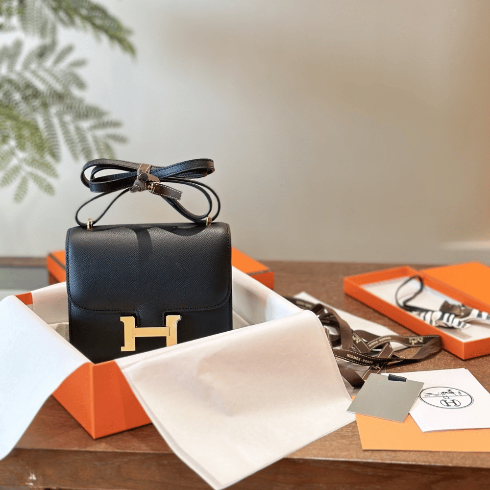 Hermès Constance Bag Mini Black 7.5 Inches