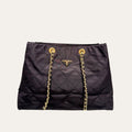 Prada Re Edition 1995 Re Nylon Tote Bag Black 16.5 Inches