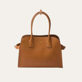 Prada Medium Leather Tote Bag Dark Orange 12.6 Inches 1Bg517 2Cys F03Bh V Ooo