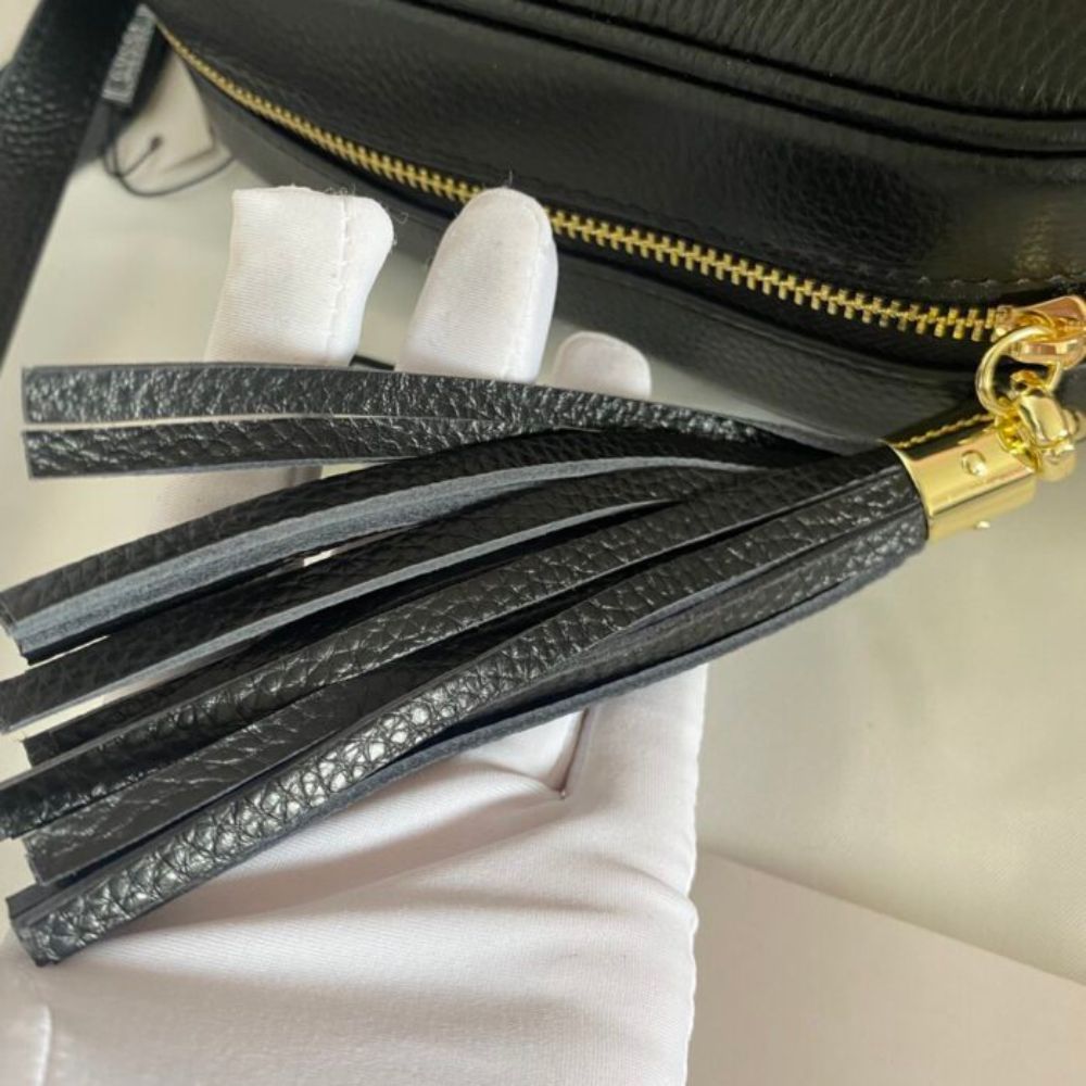 Gucci Soho Small Leather Disco Bag Black 308364 A7M0G 1000