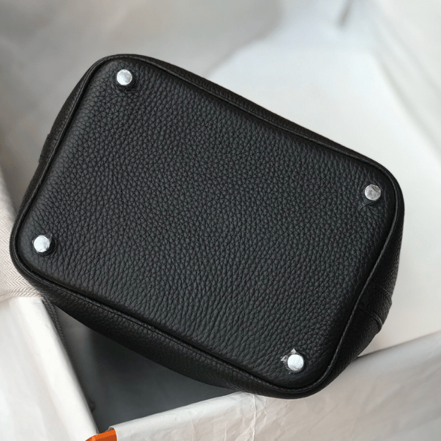 Hermès Picotin Lock Bag Black 7.1 Inches