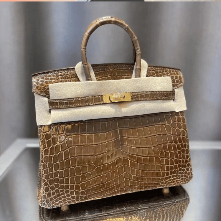 Hermès Birkin Bag Brown Crocodile 9.8 Inches