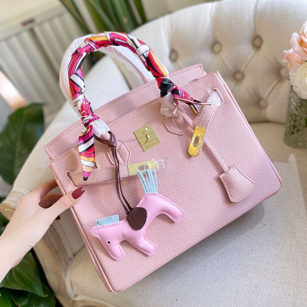 Hermes Birkin 30 Togo Leather Gold Hardware Light Pink 11.8 Inches