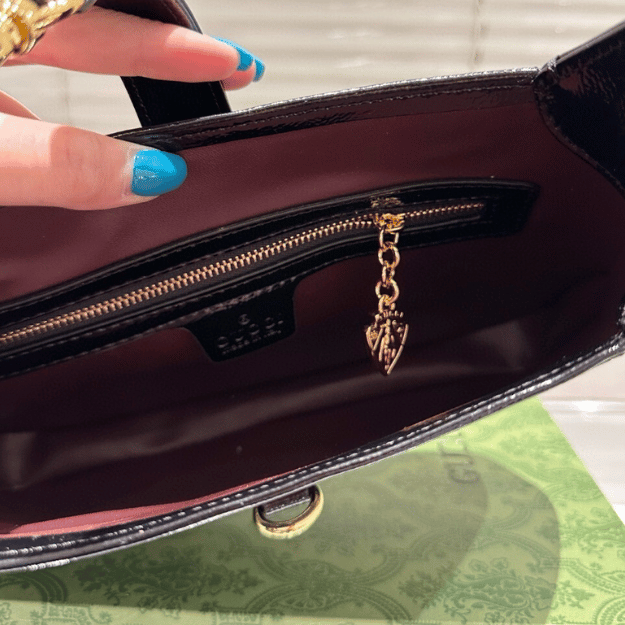 Gucci Jackie 1961 Large Shoulder Bag Black 15.5 Inches 760249 1000X 1000