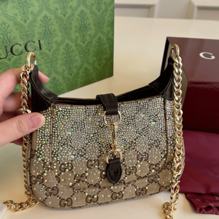 Gucci Jackie Notte Mini Bag Beige 7.7 Inches 782889 FAD1Z 2541