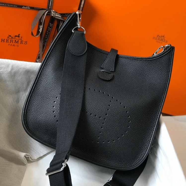 Hermès Evelyne Bag III 29 PM Black 11 Inches