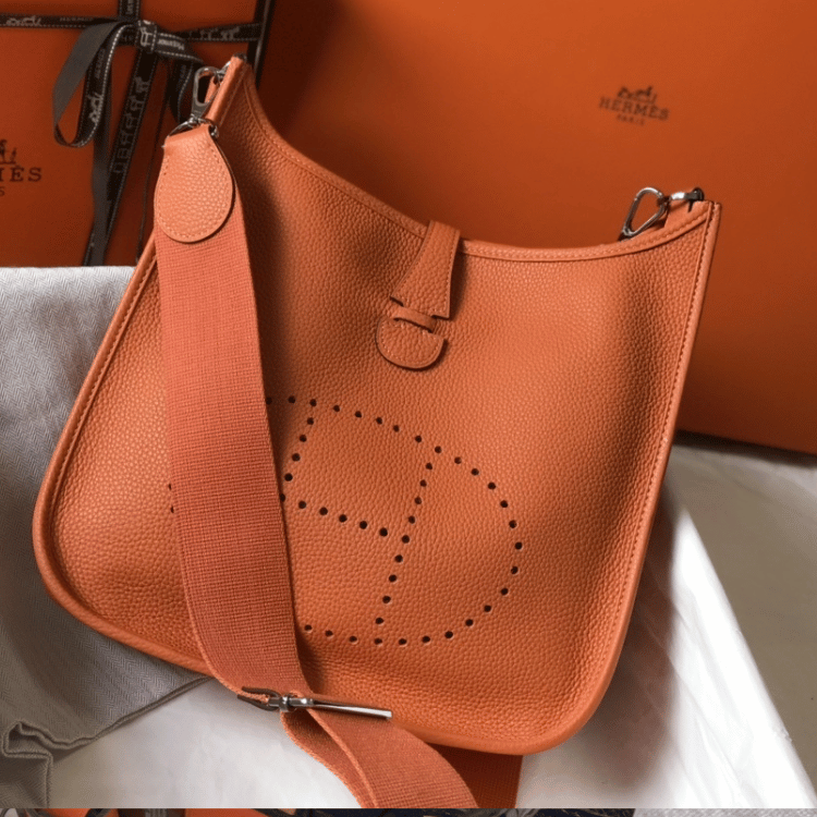 Hermès Evelyne Bag III 29 PM Orange 11 Inches