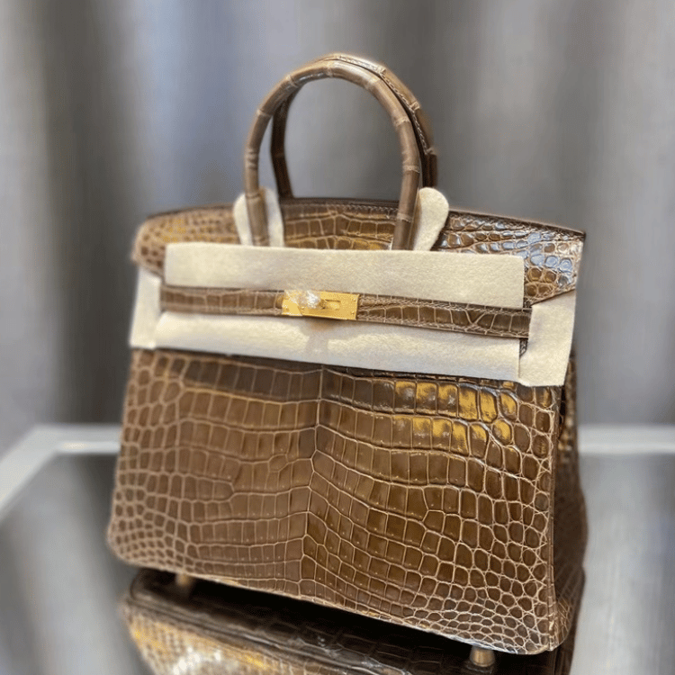 Hermès Birkin Bag Brown Crocodile 9.8 Inches