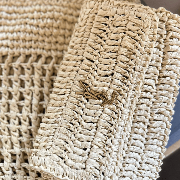 Saint Laurent Icare Maxi Raffia Tote Bag 14.2 Inches 772191Gaaek2063