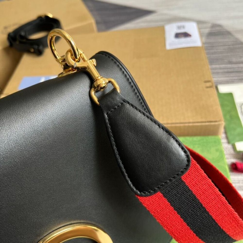 Gucci Blondie Medium Bag Black 11.4 Inches 699210 UXXAG 1064