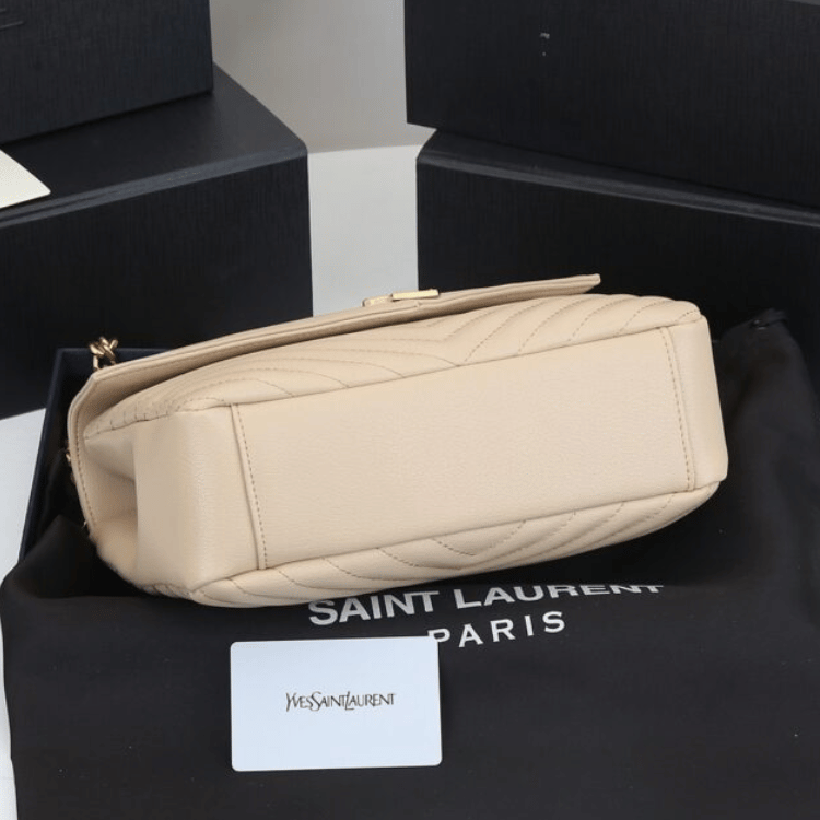 Saint Laurent College Medium Beige 9.4 Inches 600279BRM072721