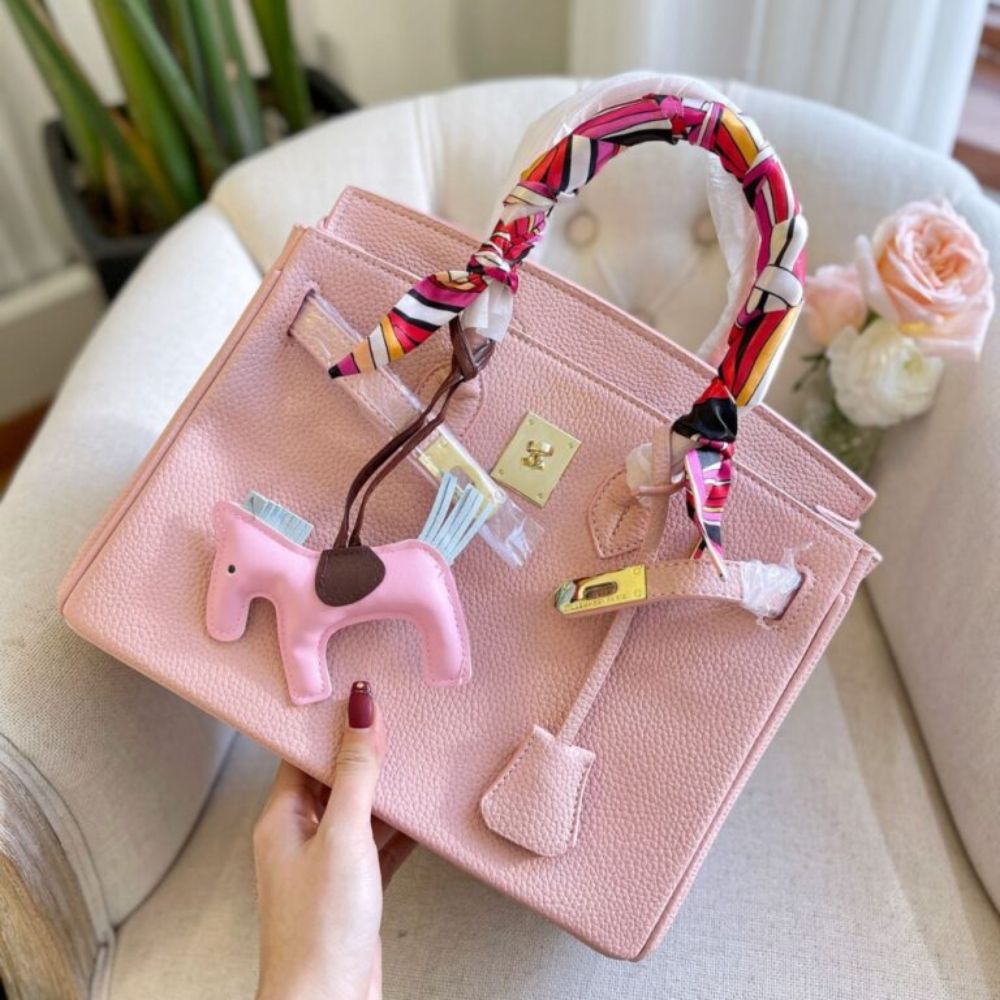 Hermes Birkin 30 Togo Leather Gold Hardware Light Pink 11.8 Inches
