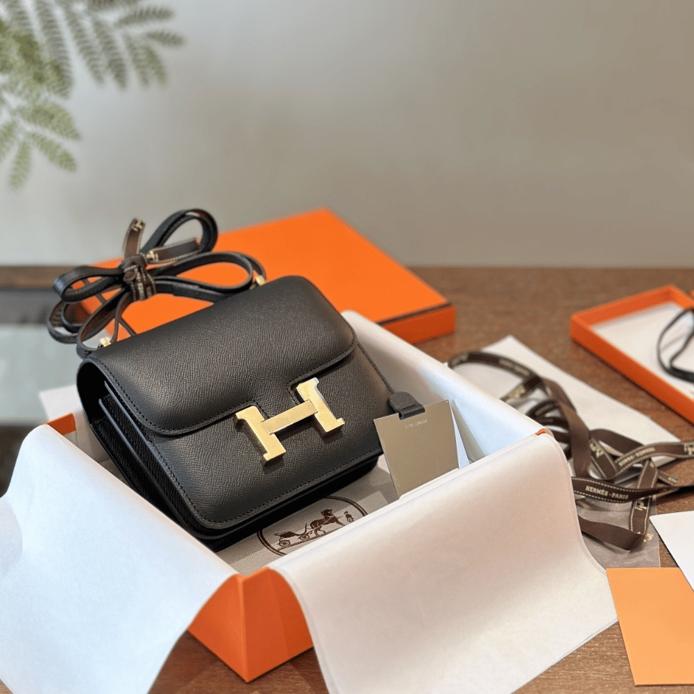 Hermès Constance Bag Mini Black 7.5 Inches
