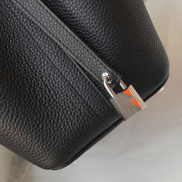 Hermès Picotin Lock Bag Black 7.1 Inches