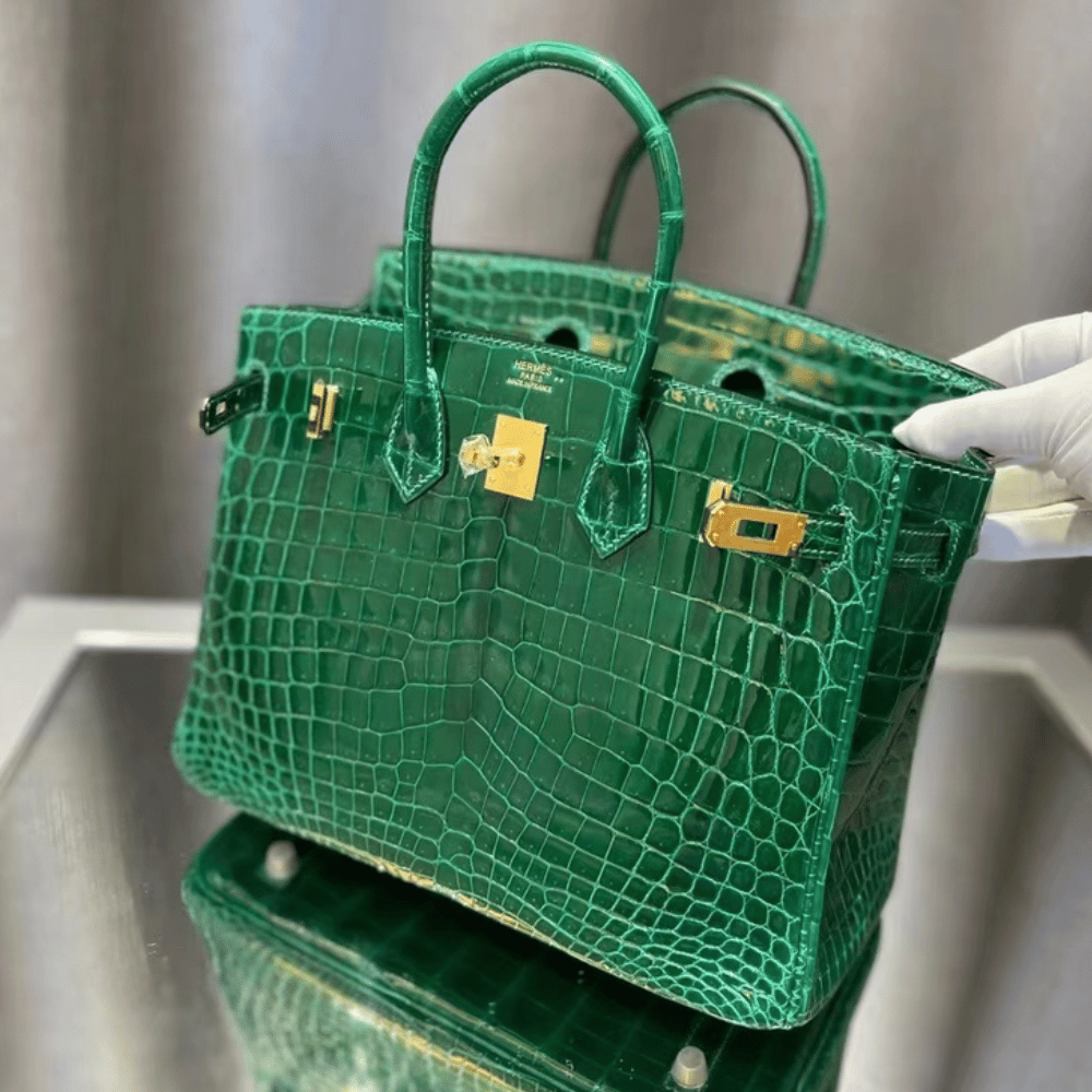 Hermès Birkin Bag Green Crocodile 9.8 Inches