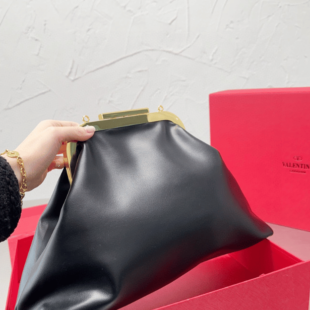 Valentino Vlogo Tote Bag Black 11 Inches