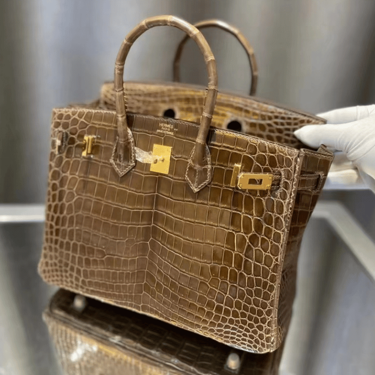 Hermès Birkin Bag Brown Crocodile 9.8 Inches
