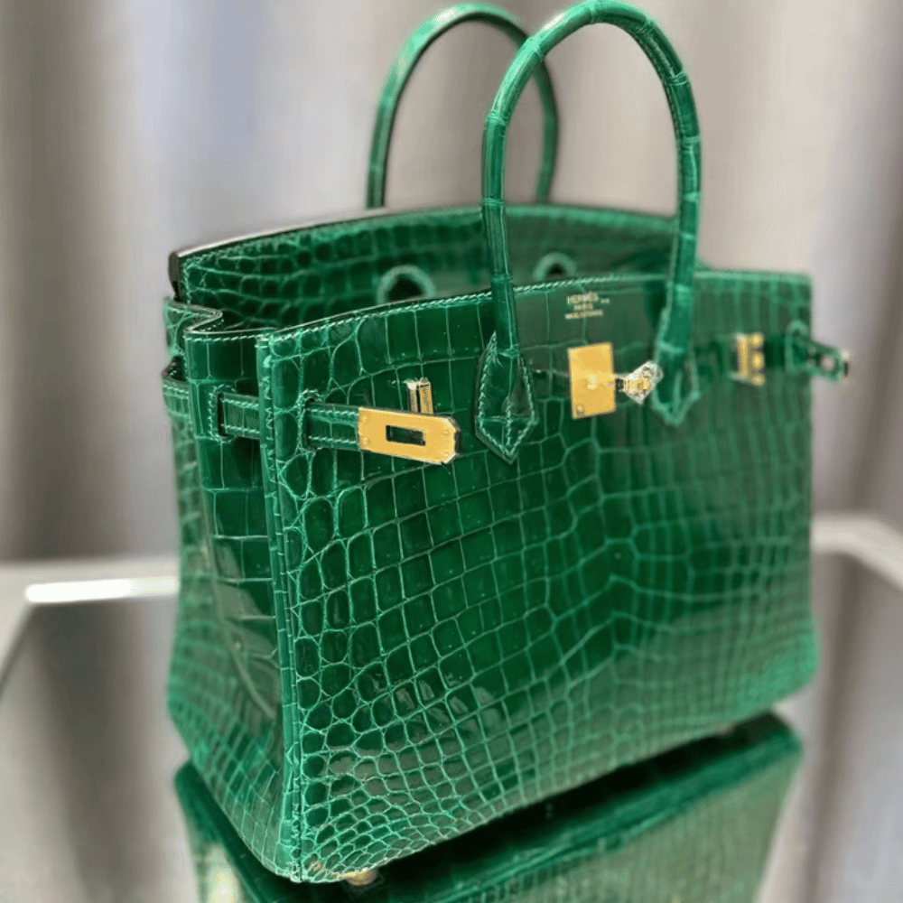 Hermès Birkin Bag Green Crocodile 9.8 Inches