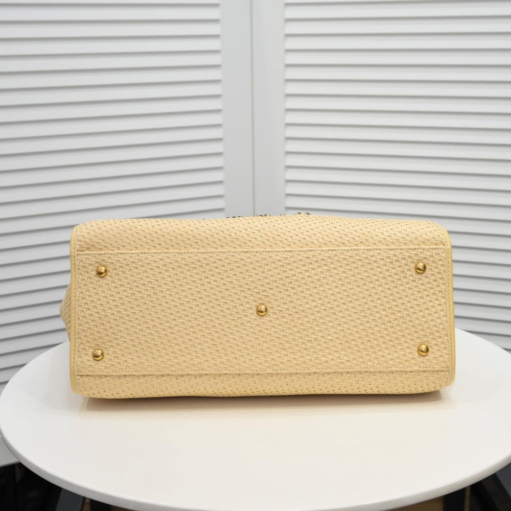 Chanel Deauville Large Shopping Bag Beige 38Cm A66941 B05086 Nb586