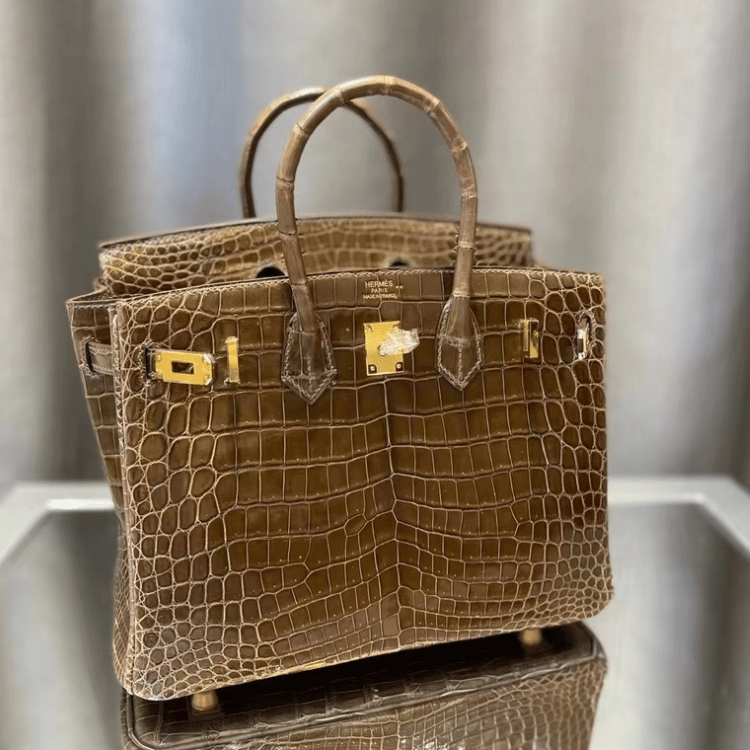 Hermès Birkin Bag Brown Crocodile 9.8 Inches