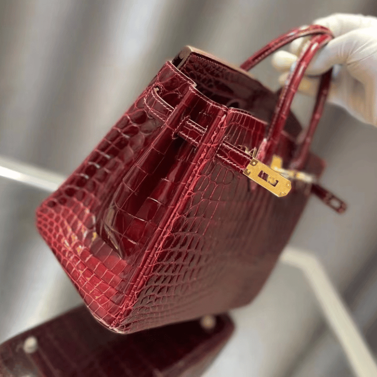 Hermès Birkin Bag Red Crocodile 9.8 Inches