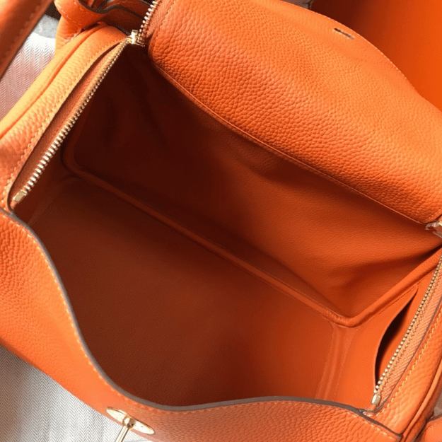 Hermès Lindy 26 Bag Orange/Terracotta 10.2 Inches