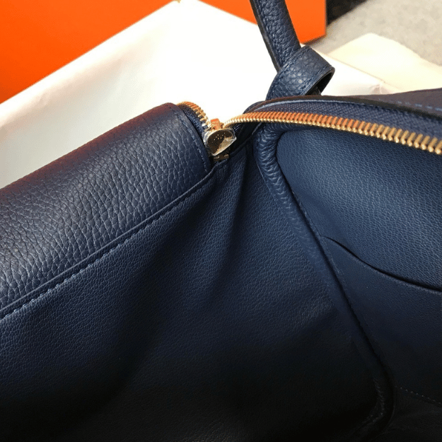 Hermès Lindy 26 Bag Navy Blue 10.2 Inches