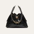Chanel 25 Small Hand Bag Black 13.4 Inches AS5293-B21741-94305
