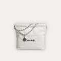 Chanel 22 Bag Small Oiled Off-White/Cream 11.8 Inches