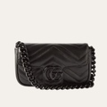 Gucci Gg Marmont Mini Belt Bag Black 6.5 Inches