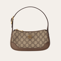 Gucci Tiger Head Gg Small Shoulder Bag Beige 8.6 Inches