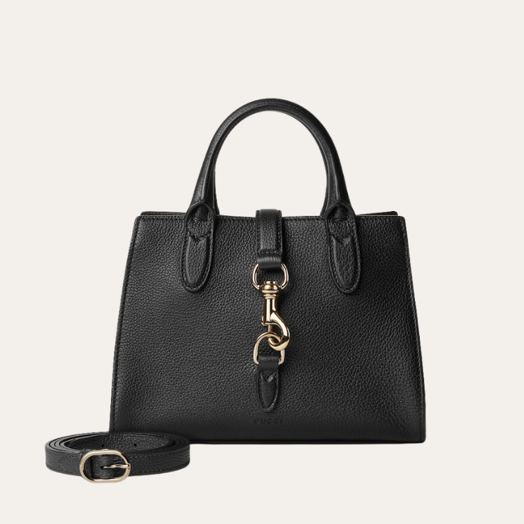 Gucci Jackie 1961 Small Tote Bag Black 9.4 Inches