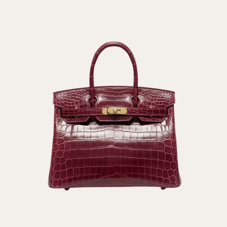Hermès Birkin Bag Red Crocodile 9.8 Inches