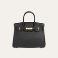 Hermes Birkin 35 Togo Leather Gold Hardware Black 13.8 Inches