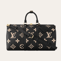 Louis Vuitton Keepall Bandoulière 45 Black 17.7 Inches M46670