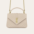 Saint Laurent College Medium Beige 9.4 Inches 600279BRM072721