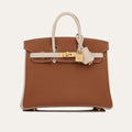 Hermes Birkin 30 Togo Brushed Leather Gold Hardware Brown 30Cm